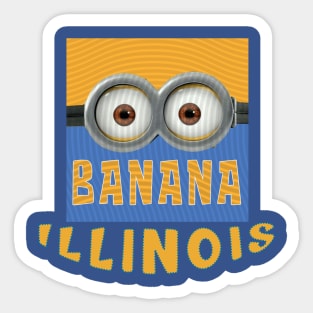 MINIONS USA ILLINOIS Sticker